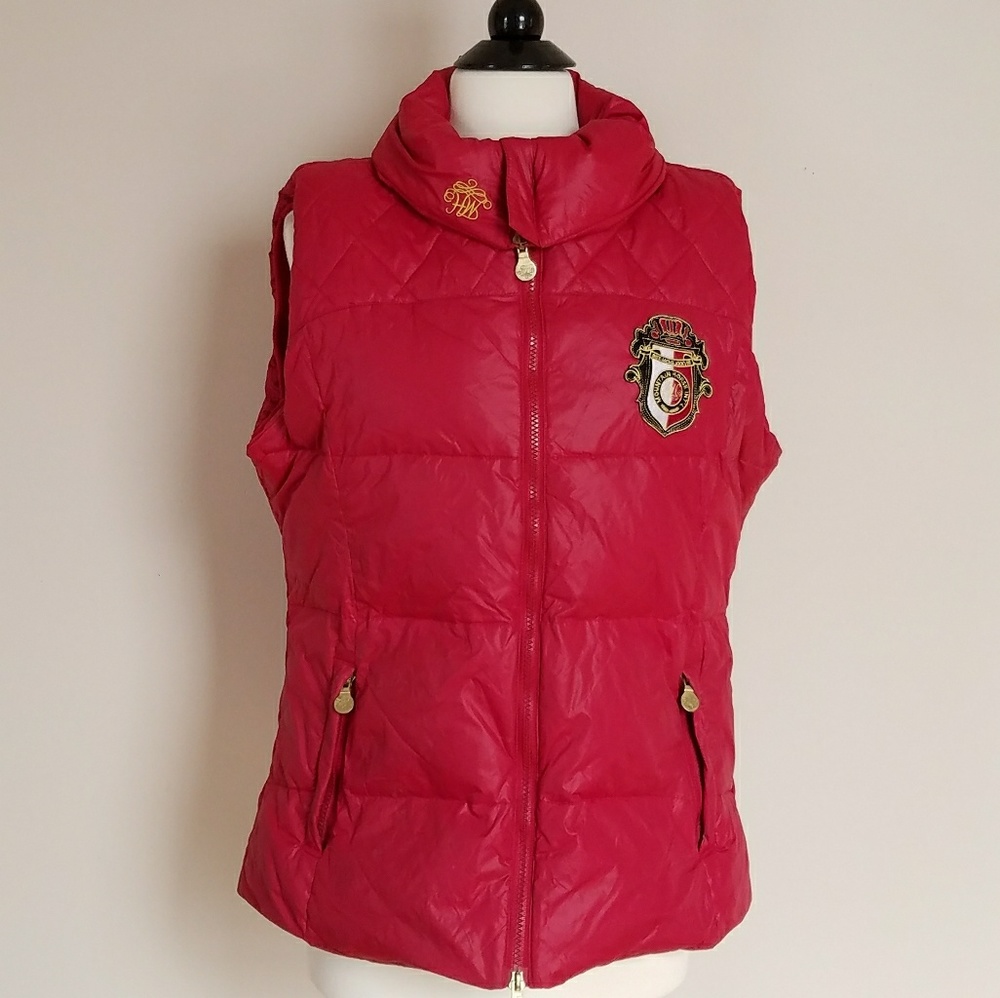 Mountain Horse Regal Down Vest Red Sz Large
